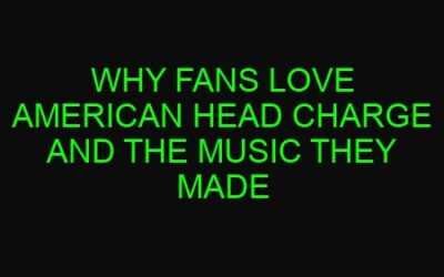 Why Fans Love American Head Charge and the Music They Made