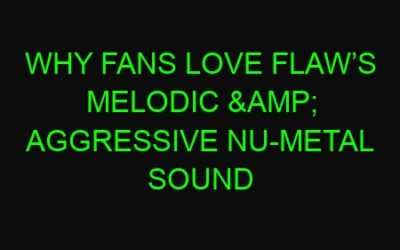 Why Fans Love Flaw’s Melodic & Aggressive Nu-Metal Sound