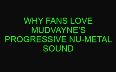 Why Fans Love Mudvayne’s Progressive Nu-Metal Sound