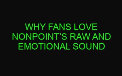 Why Fans Love Nonpoint’s Raw and Emotional Sound