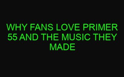 Why Fans Love Primer 55 and the Music They Made